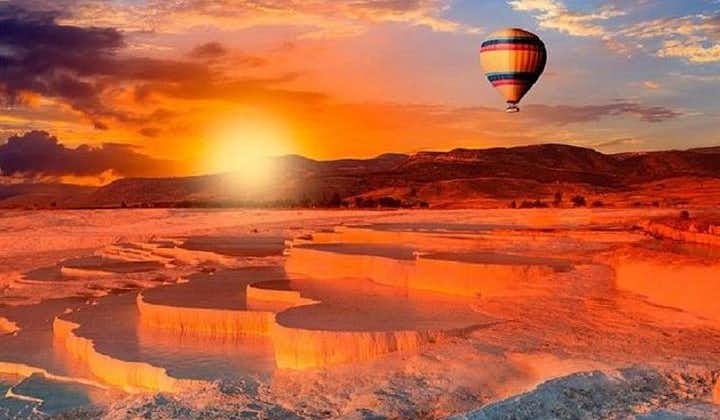 Pamukkale Hot-Air Balloon Flight with Champagne
