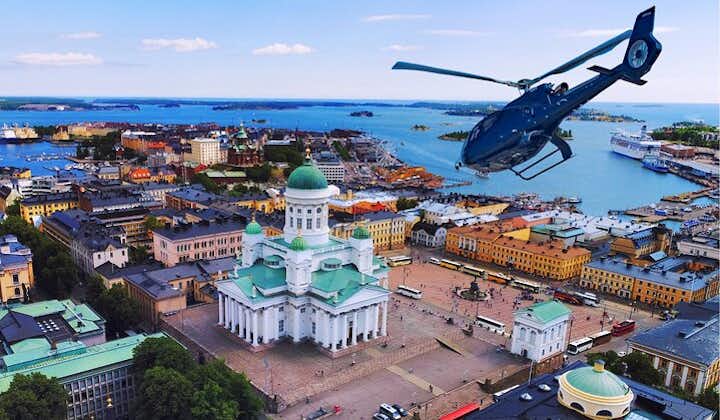 Helikoptertur i Helsingfors