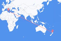 Vluchten van Tauranga, Nieuw-Zeeland naar Malta, Malta