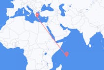 Flights from Praslin, Seychelles to Chania, Greece