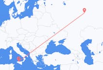 Flights from Kazan, Russia to Palermo, Italy