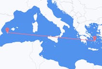 Flights from Naxos, Greece to Ibiza, Spain