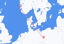 เที่ยวบิน จาก แชลอนากูรา, โปแลนด์ ไปยัง เฮาเกซุนด์, นอร์เวย์