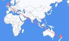 出发地 新西兰旺加努伊前往英格兰的曼徹斯特的航班