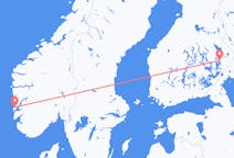 Flights from Stord, Norway to Joensuu, Finland