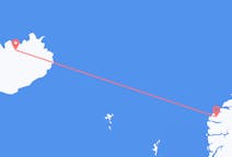 出发地 冰岛出发地 阿克雷里目的地 挪威沃尔达的航班