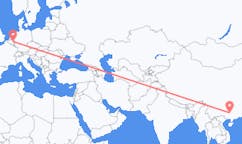Flyrejser fra Liuzhou, Kina til Maastricht, Holland