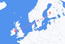 Flyg från Tammerfors, Finland till Dublin, Irland