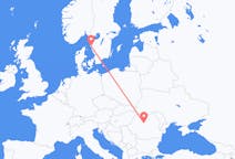 Flyg från Târgu Mureș, Rumänien till Göteborg, Sverige