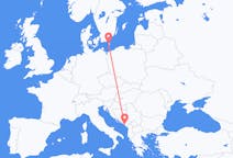 Flyrejser fra Tivat, Montenegro til Bornholm, Danmark