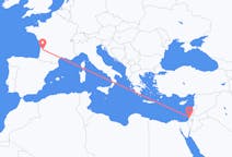 Flyg från tel Aviv, Israel till Bordeaux, Frankrike