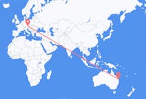Flights from Hervey Bay, Australia to Linz, Austria
