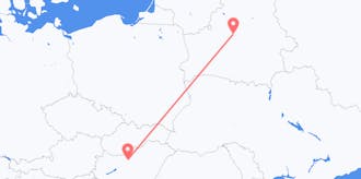 Flights from Hungary to Belarus