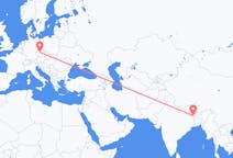 Flyg från Bhadrapur, Mechi, Nepal till Prag, Tjeckien