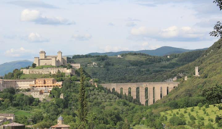 Photo of Panoramic View of Spoleto in Italy by Fausto Manasse