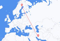 Flights from Shiraz, Iran to Luleå, Sweden