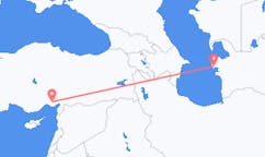 出发地 土库曼斯坦出发地 土庫曼巴希目的地 土耳其阿达纳的航班