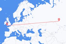 Flights from Novosibirsk, Russia to Newquay, the United Kingdom