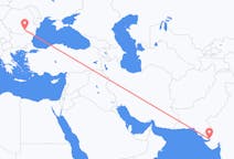 Flyreiser fra Kandla, India, til București, India