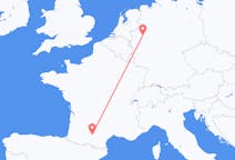 Flyreiser fra Toulouse, til Dortmund