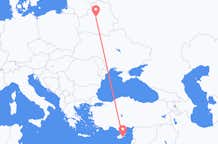 Flyrejser fra Minsk, Hviderusland til Larnaca, Cypern