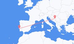 Flyrejser fra Tuzla til Lissabon