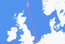 Fly fra Shetland Islands til Ostend