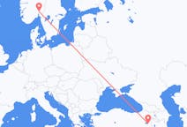 Flyreiser fra Oslo, Norge til Van, Tyrkia