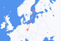 Flyg från Mariehamn, Åland till Prag, Tjeckien