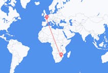 Flyrejser fra Nelspruit, Sydafrika til Limoges, Frankrig