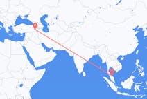 Flights from Narathiwat Province, Thailand to Van, Turkey