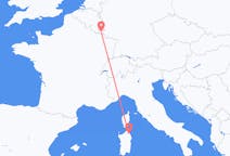 Vluchten van Pontische Olbia, Italië naar Luxemburg, Luxemburg