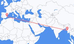 Flyg från Ann, Myanmar (Burma) till Alicante, Spanien