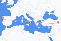 Flyg från Siirt, Turkiet till Porto, Turkiet