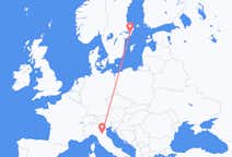 从博洛尼亚飞往斯德哥尔摩的航班