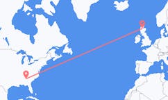 Flyreiser fra Hartsfield–Jackson Atlanta International, til Inverness
