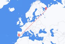 Fly fra Arkhangelsk til Jerez de la Frontera