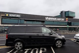 Transfert privé avec chauffeur de l'aéroport de Shandon Hotel & Spa Co. Donegal à l'aéroport de Shannon