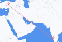 印度出发地 科泽科德飞往印度目的地 開塞利的航班