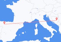 Flyreiser fra Leon, til Sarajevo