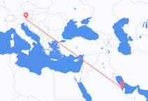 Flyrejser fra Bahrain Island, Bahrain til Klagenfurt, Østrig