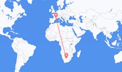 Flyreiser fra Dingleton, Sør-Afrika til Aspiran, Frankrike