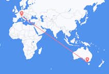 Flyrejser fra King Island, Australien til Milano, Australien