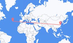 Flights from Hangzhou, China to Corvo Island, Portugal