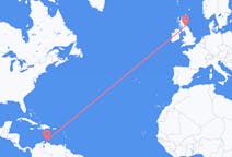 Flights from Aruba to Edinburgh