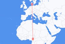 Flyreiser fra Yaoundé, Kamerun til Hamburg, Tyskland