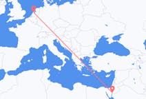 Flyreiser fra Akaba, Jordan til Amsterdam, Nederland