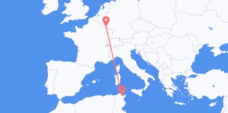 Flyreiser fra Tunisia til Luxemburg