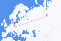 Fly fra Surgut til Praha