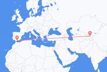 Flyrejser fra Fergana, Usbekistan til Málaga, Spanien